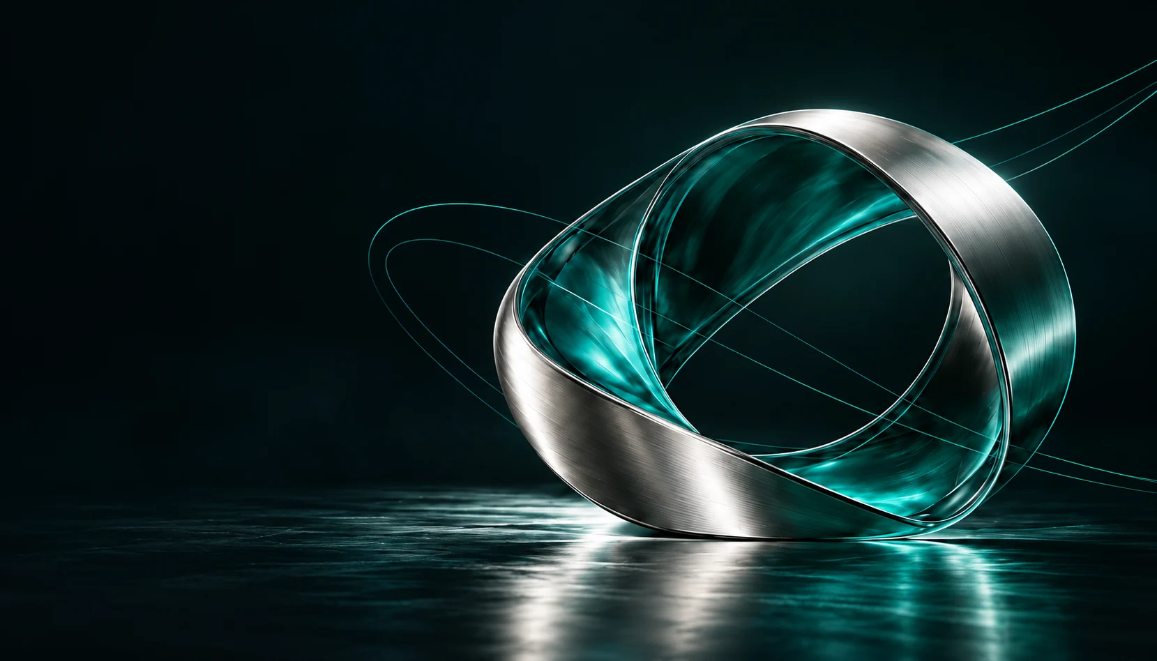 Emerald light and connected glass in the Devora visual palette